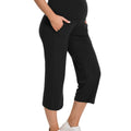 Black Maternity Pants - Side View