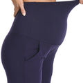 Navy Maternity Pants - Detail 1