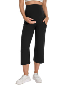 Maternity Capris Cropped Yoga Pants 21''