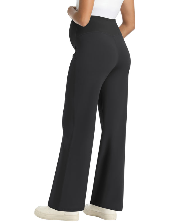 Black Maternity Pants - Back