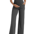 Dark Gray Maternity Pants - Front View