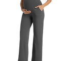 Dark Gray Maternity Pants - Side View