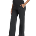Black Maternity Pants - Side View