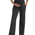 Black Maternity Pants - Front View