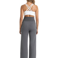 Dark Gray Maternity Pants - Back