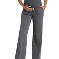 Dark Gray Maternity Pants - Front View