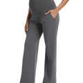 Dark Gray Maternity Pants - Side View
