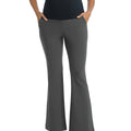 Gray Maternity Pants - Front View