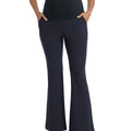 Navy Maternity Pants - Front View