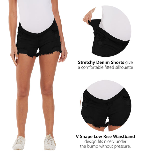 BlackMaternityShortdetail