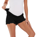 Black Maternity Short waist detail