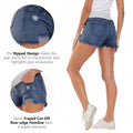 Blue_Maternity_Short_pocket_detail