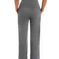 Black_Melange_Gray_Maternity_Pants_back_View