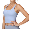 Light Blue Breastfeeding Nursing TankTops  side View2