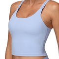 Light Blue Breastfeeding Nursing TankTops  side View