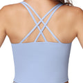 Light Blue Breastfeeding Nursing TankTops  back View
