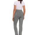Melange_Gray_Maternity_Work_Pants_back