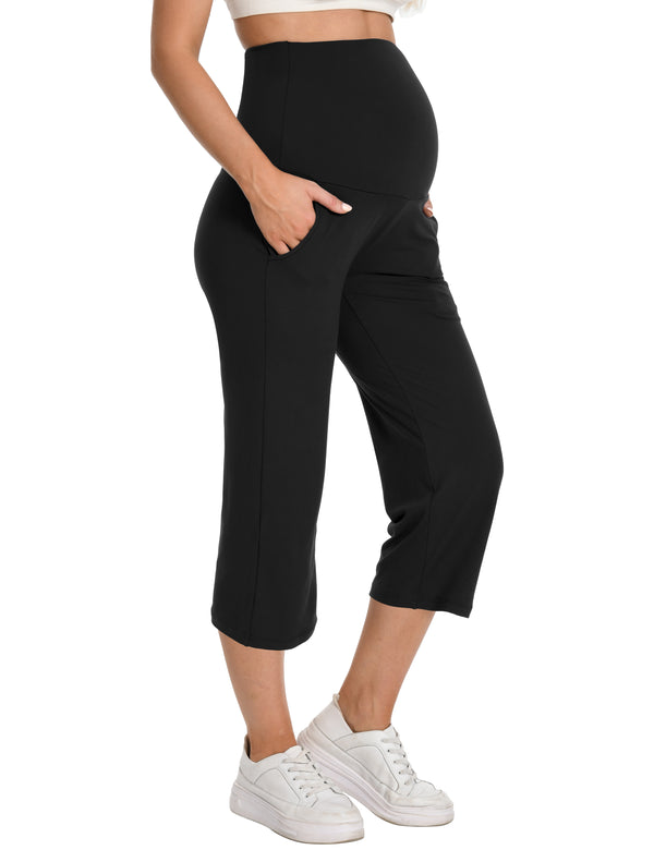 Black_Maternity_Pants_Side View