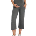 Melange_Gray_Maternity_Pants_Front_View