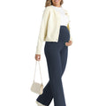 Navy_Maternity_Pants_stretch_office_wear_with_high_waist_Comfort Fit