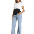 Light blue Maternity Pants - Comfort Fit