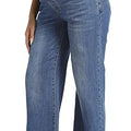 Dark Blue Maternity Pants - Side View