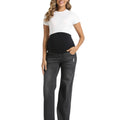 Wash Black Maternity Pants - Comfort Fit