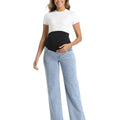 Light blue Maternity Pants - Comfort Fit