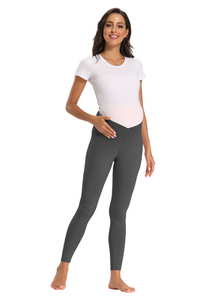 Dark_Gray_Maternity_Leggings_comfort_fit2