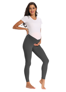 Dark_Gray_Maternity_Leggings_comfort_fit