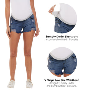 Blue_Maternity_Short_detail