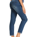 Dark_Blue_Maternity_Jeans_Pant_back_view