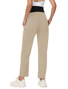 Beige_Maternity_Pants_back_View