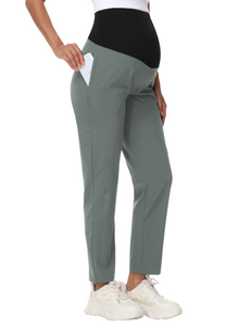 Straight Leg Workwear Scrubs Maternity  Work Pants