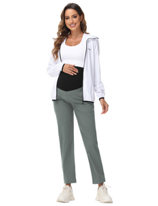 Gray_Maternity_Pants_front_View