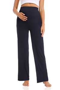Black_Navy_Maternity_Pants_front_View