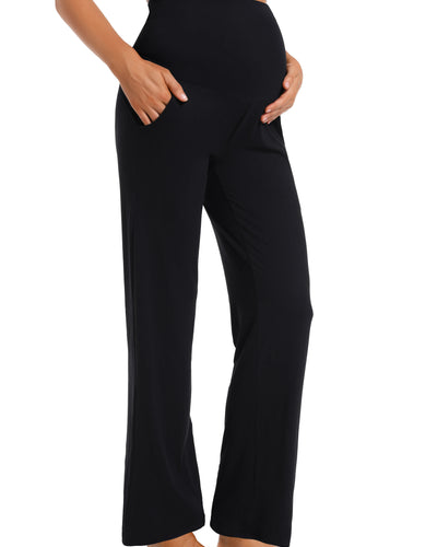 Comfort Fit Belly Cozy Wide Leg Lounge Pant