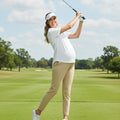 Beige_Maternity_Golf_Pants_comfort fit