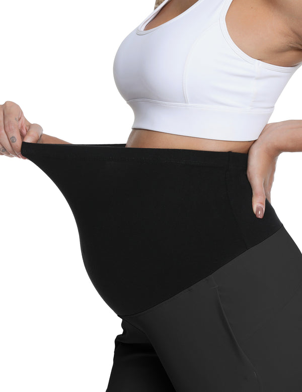 Black_Maternity_Pants_high_waist_detail