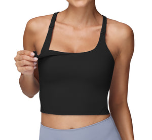 Black_Breastfeeding_Nursing_TankTops_front_View