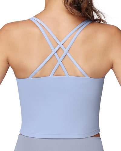 Foucome Crisscross Back Nursing Tank Top