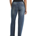 Vintage Blue blue Maternity Pants - Back
