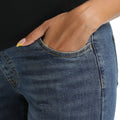 Vintage Blue blue Maternity Pants -  Detail 2